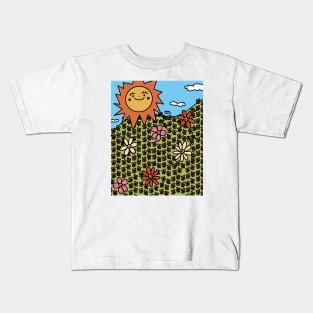 Flower Field Kids T-Shirt